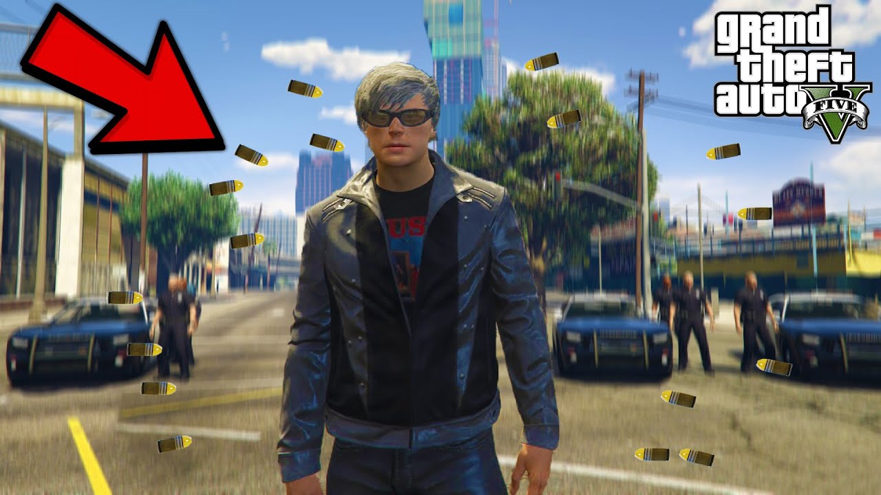 QUICKSILVER IS DODGING COPS BULLETS IN GTA 5! | gta 5 mods