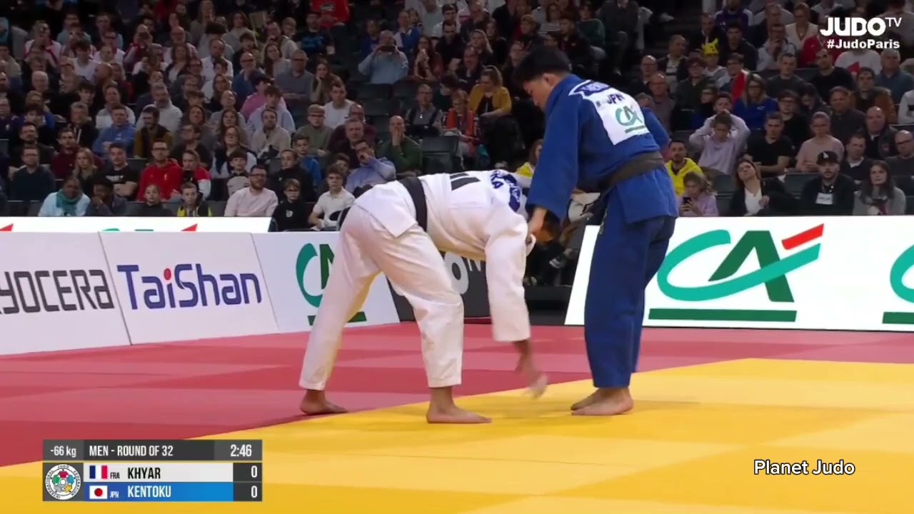 Walide KHYAR 🇨🇵 🆚️ Kairi KENTOKU 🇯🇵 | 1/32финала/-66кг | Большой Шлем Париж 2026