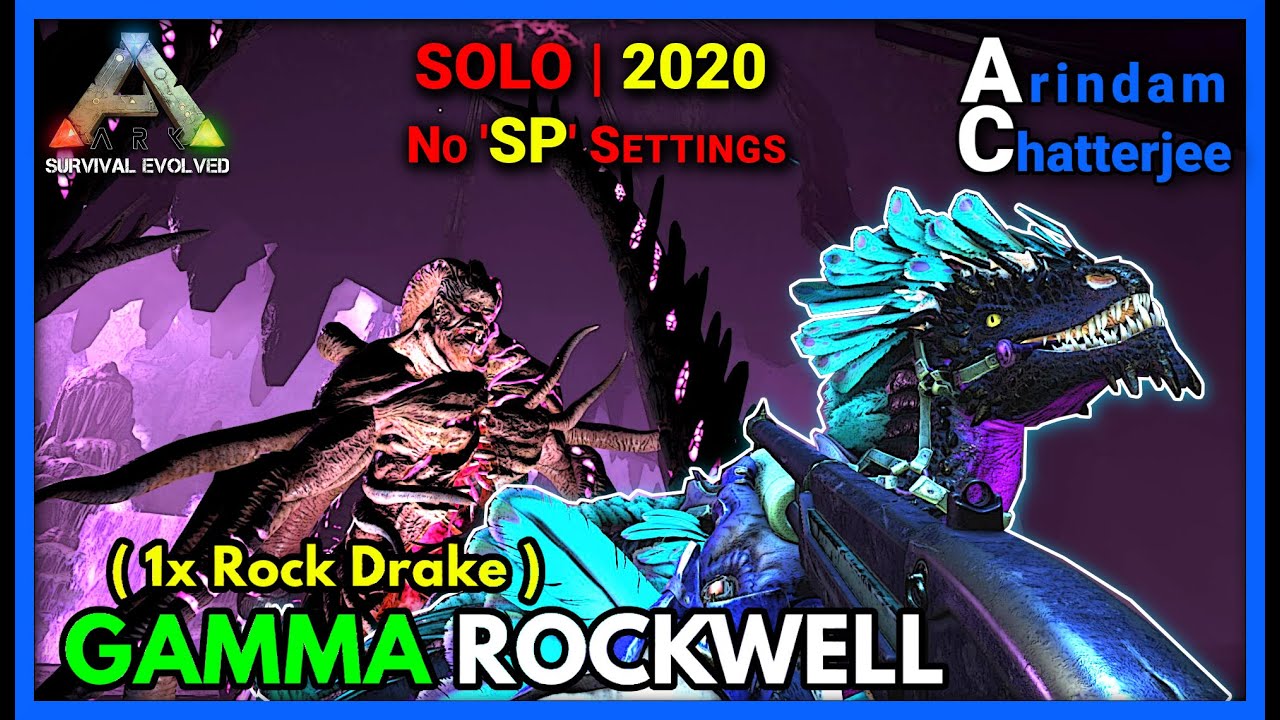 Ark Aberration - (SOLO) GAMMA ROCKWELL vs 1x Rock Drake, OFFICIAL DIFFICULTY - S2E34