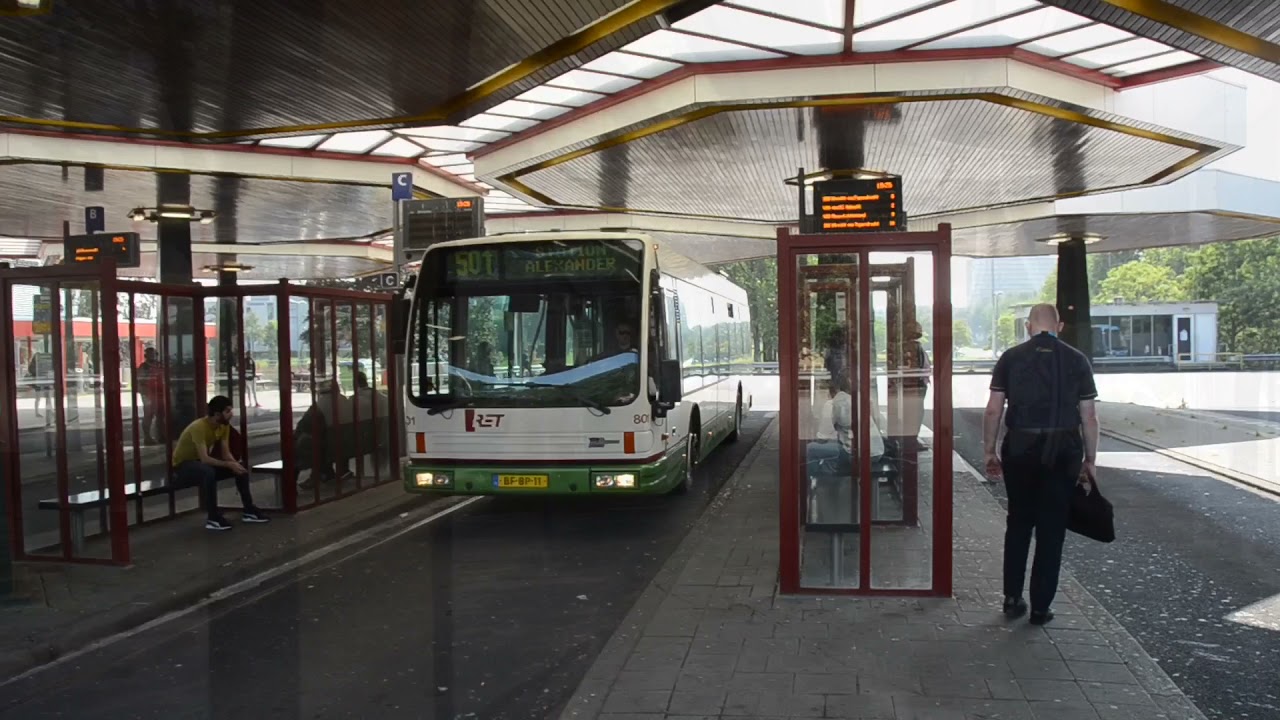 DAF-Den Oudsten Alliance B96 | RET 801 als pendelbus 501, museumdag 04-09-2021