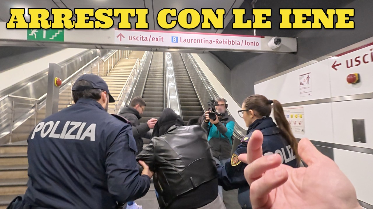 In metro con le Iene arresti e perquisizioni da parte della Polizia