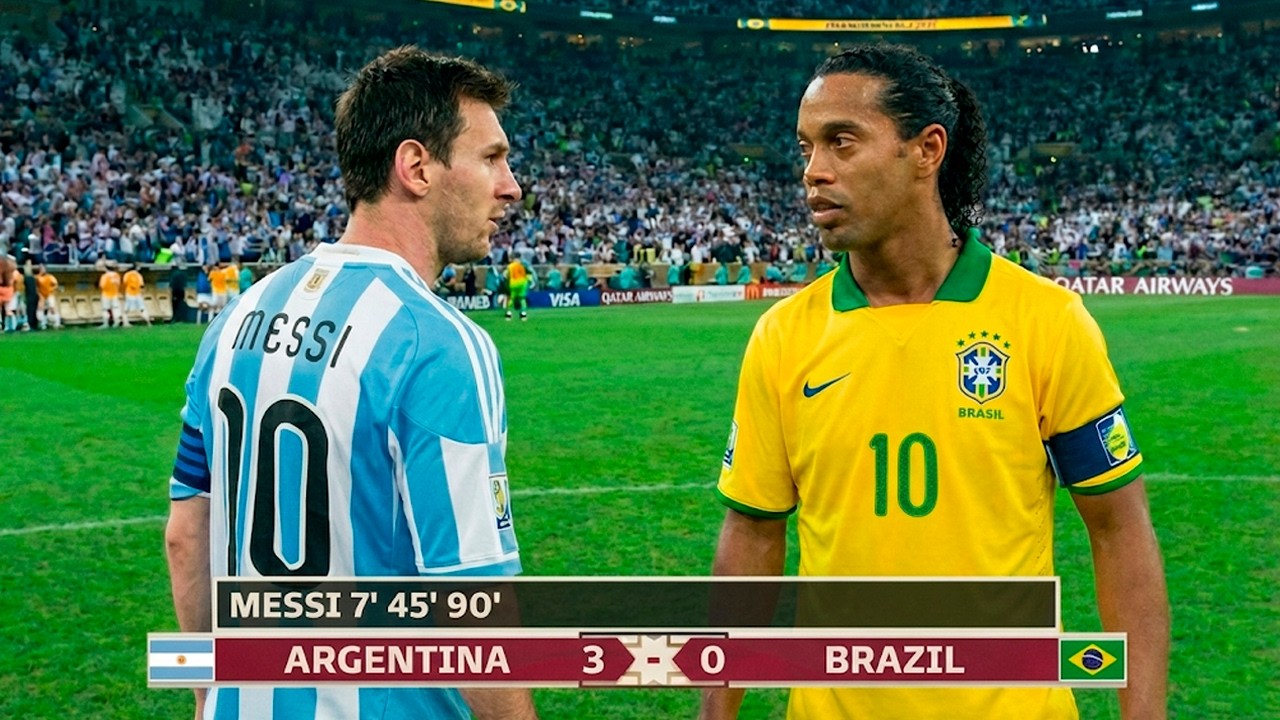 The Day Lionel Messi Showed Ronaldinho Who Is The Boss
