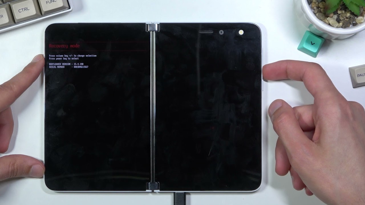 Аппаратный сброс через режим восстановления MICROSOFT Surface Duo &mdash; обход блокировки экрана