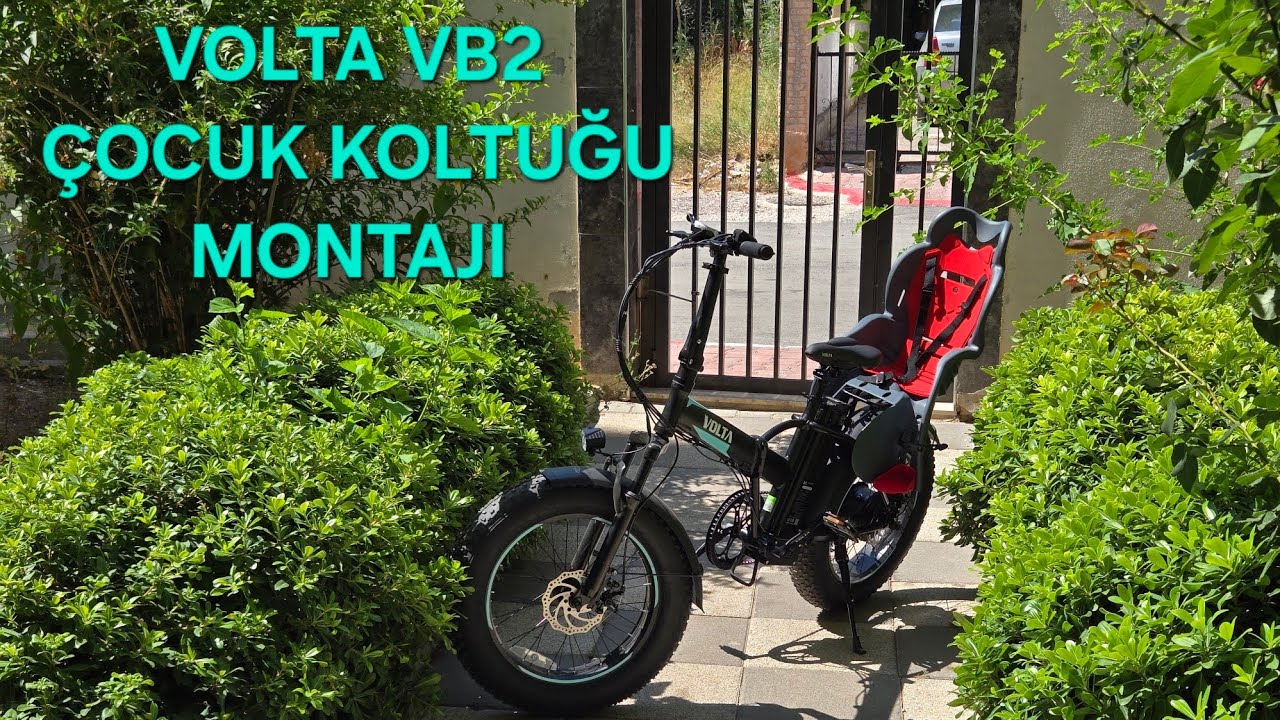 Volta VB2 İnceleme  ve Çocuk Koltuğu Montajı #volta #tesla# elektriklibisiklet #ebike
