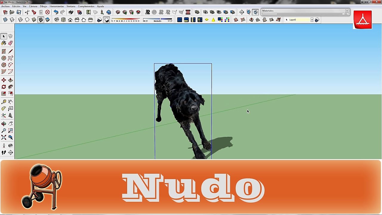 Sketchup: Cómo crear un componente (Imágenes en 2D)