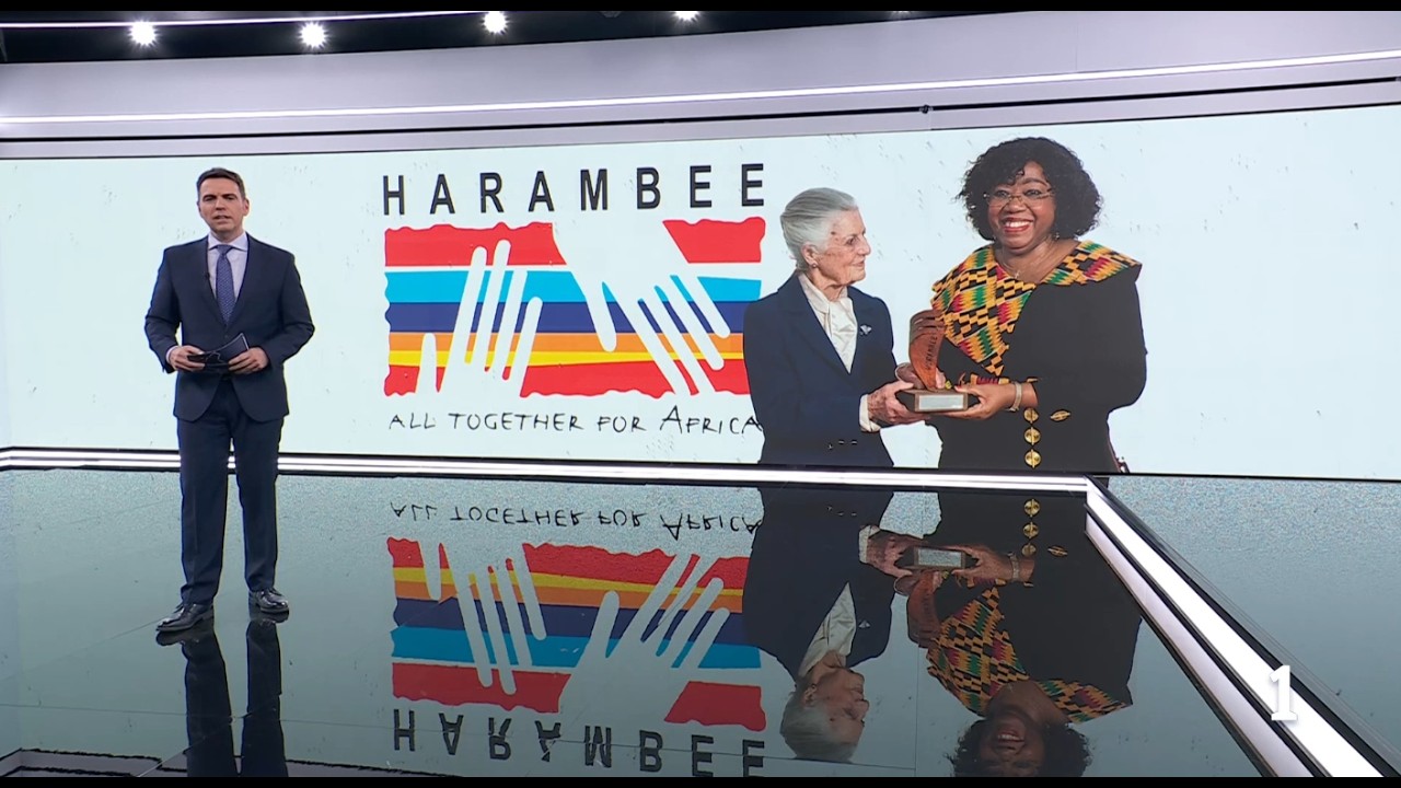 En TVE, Euphrasie Kouassi recibe el Premio Harambee 2026