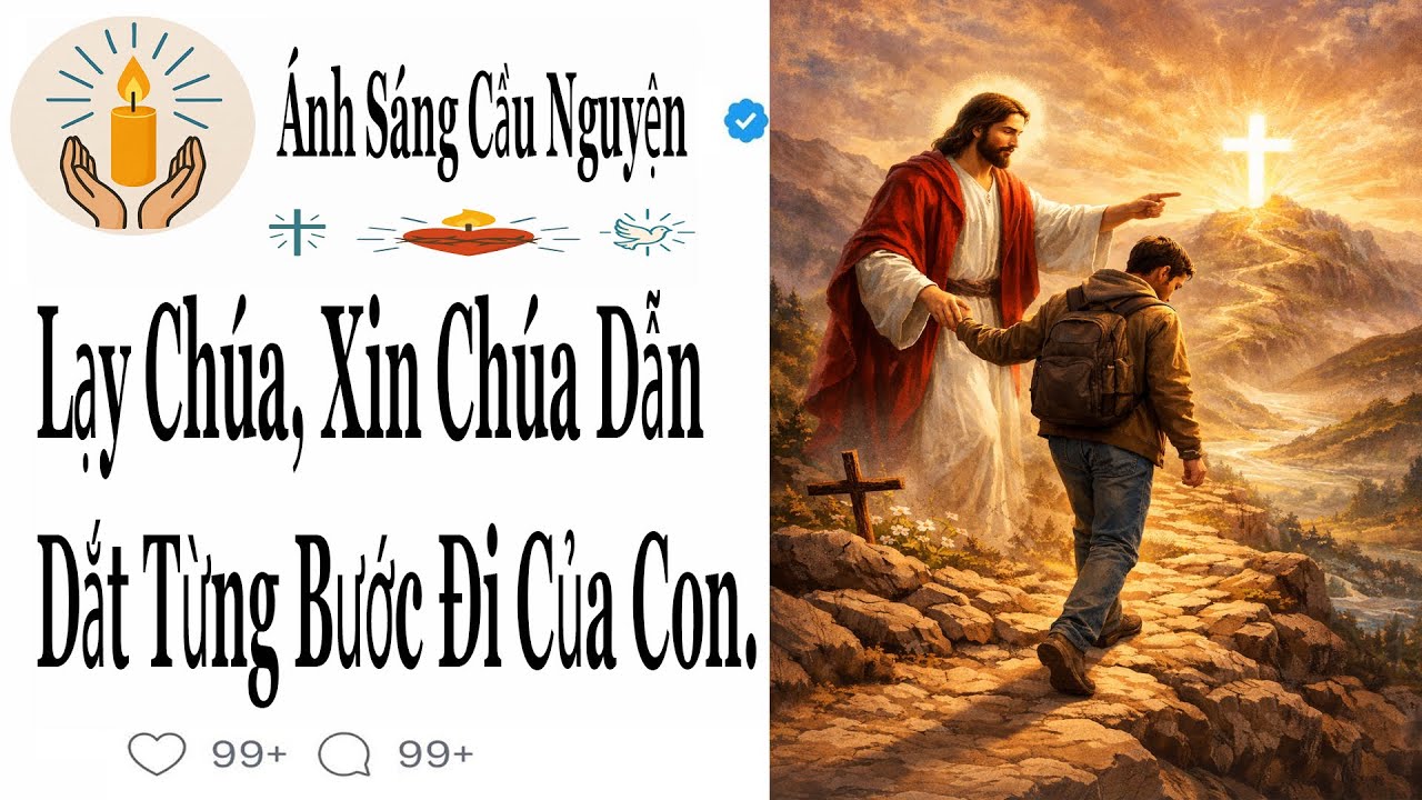 Lạy Chúa, Xin Dẫn Dắt Từng Bước Đi Của Con....#lờicầunguyện
