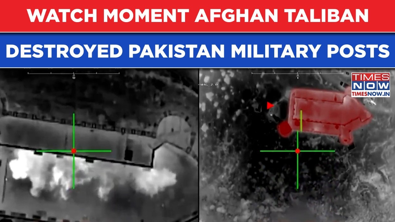 Watch Moment Afghanistan Forces Destroyed Pakistan Military Posts: Taliban's Fierce Attack Video