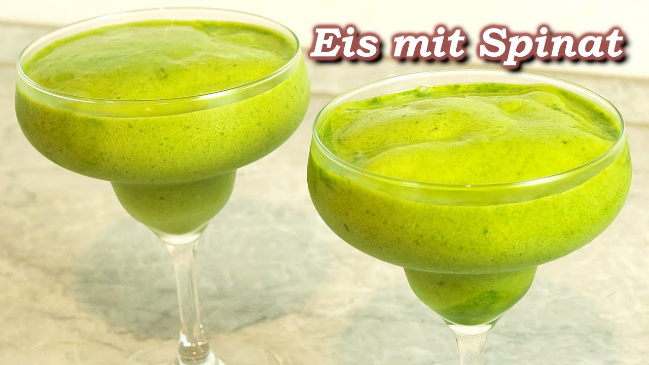 Rohkost-Eis mit Spinat 🍦 So lecker, zum Fingerablecken!