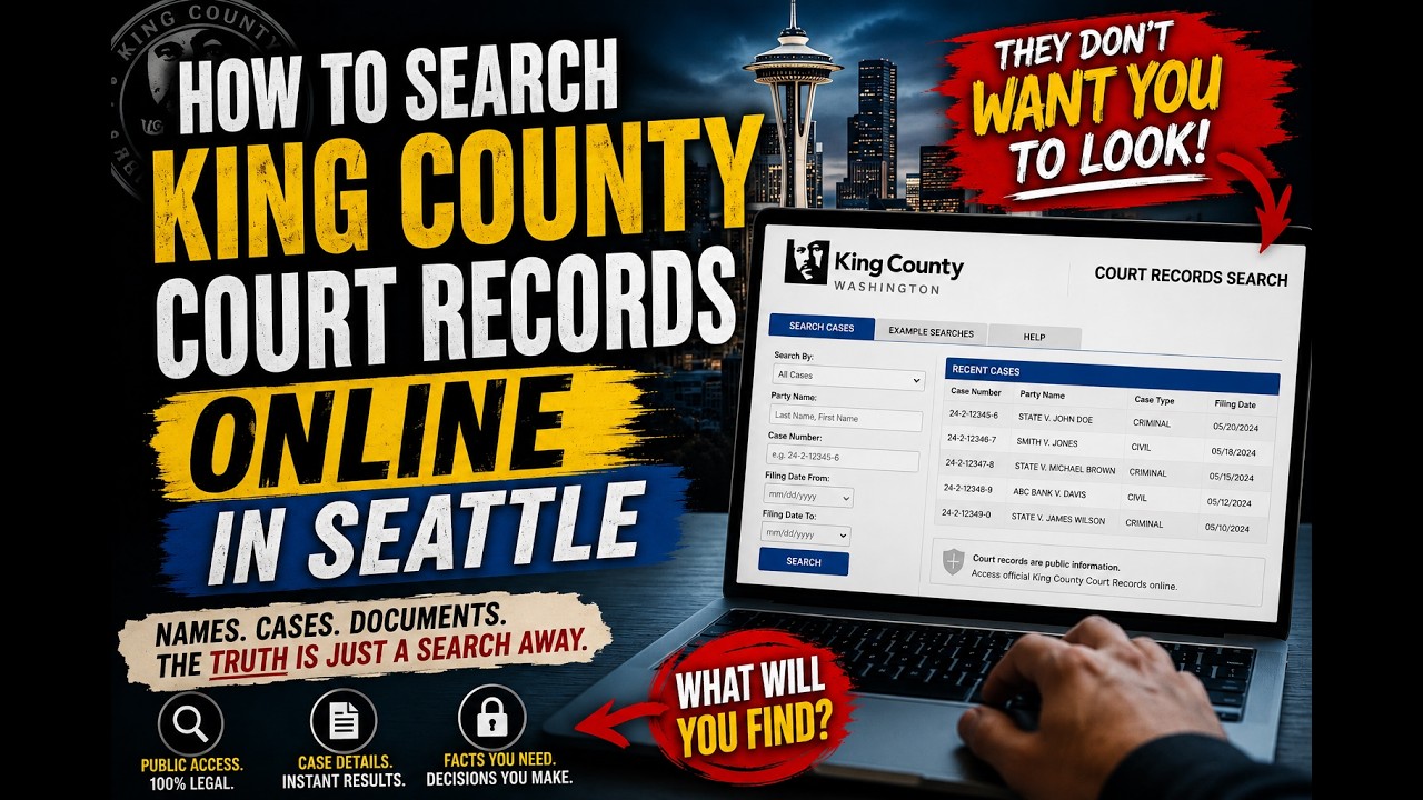 How to Search King County Court Records Online in Seattle