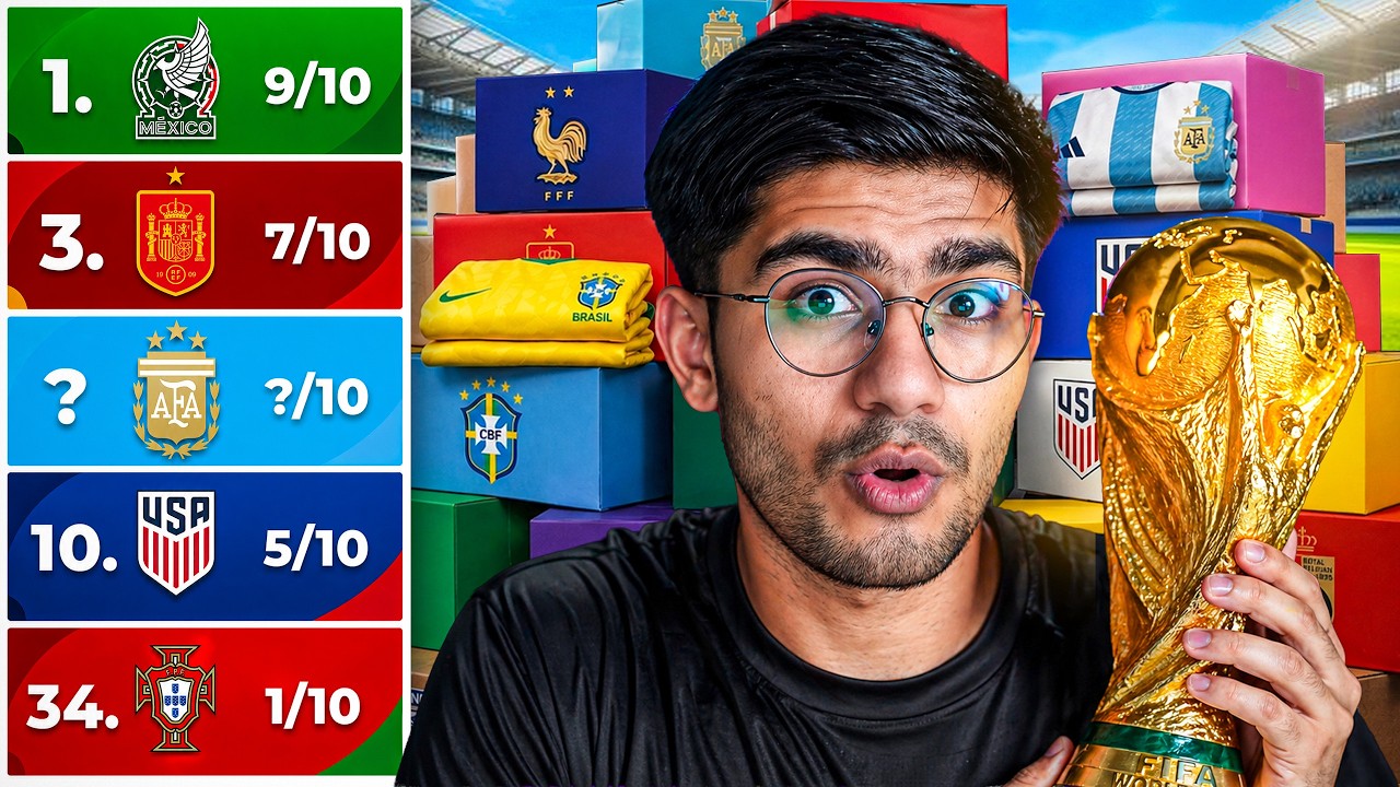 I BOUGHT & RANKED EVERY WORLD CUP 2026 JERSEY
