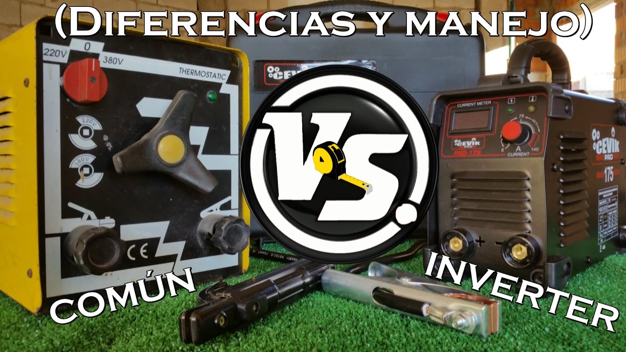 SOLDADOR INVERTER contra SOLDADOR COMÚN (Funcionamiento y diferencias)