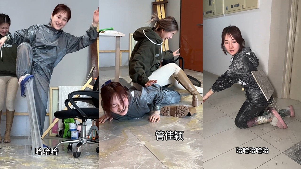 【周周啊】地磚：不沈嗎#funny #閨蜜 #好朋友 #vlog #分享 #熱門#搞笑 #爆笑#搞笑女#小管baby