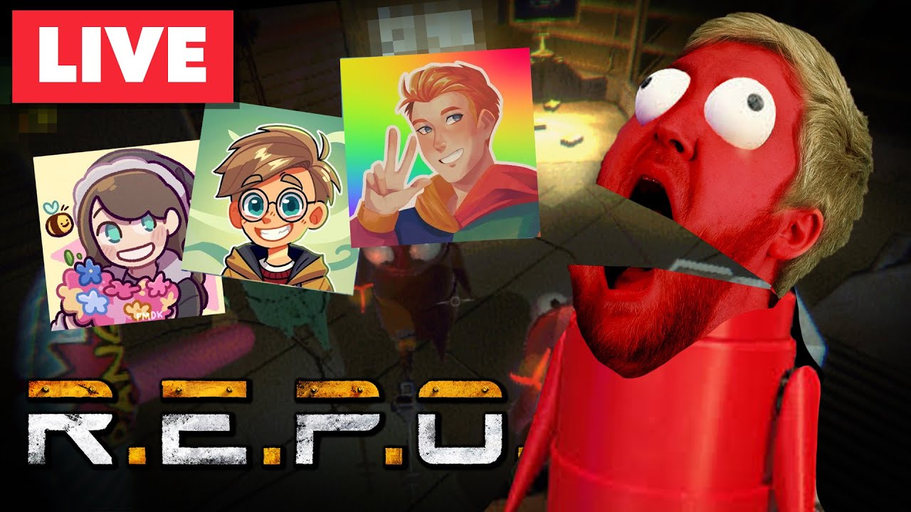 🔴 R.E.P.O. WITH SCOTT, CAM AND PEARL