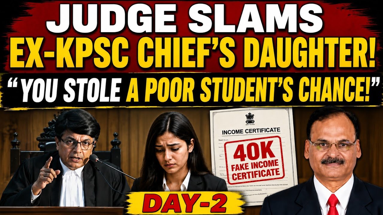 JUDGE SLAMS EX-KPSC CHIEF'S DAUGHTER - 