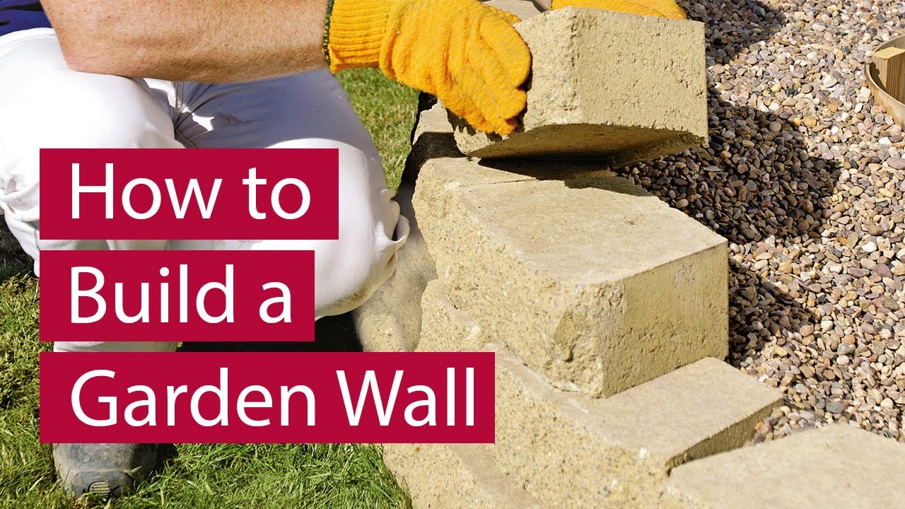 How to Build a Garden Wall