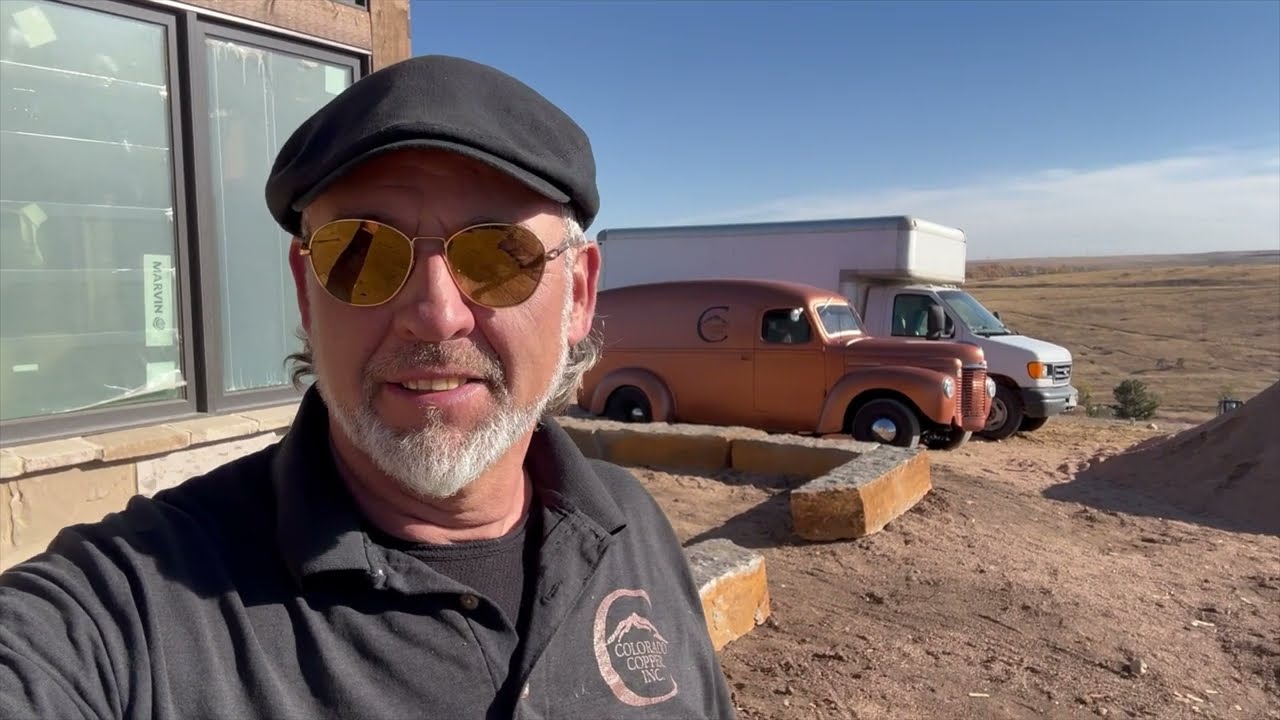 Amazing Copper Gutters on incredible house! (design, build & install)