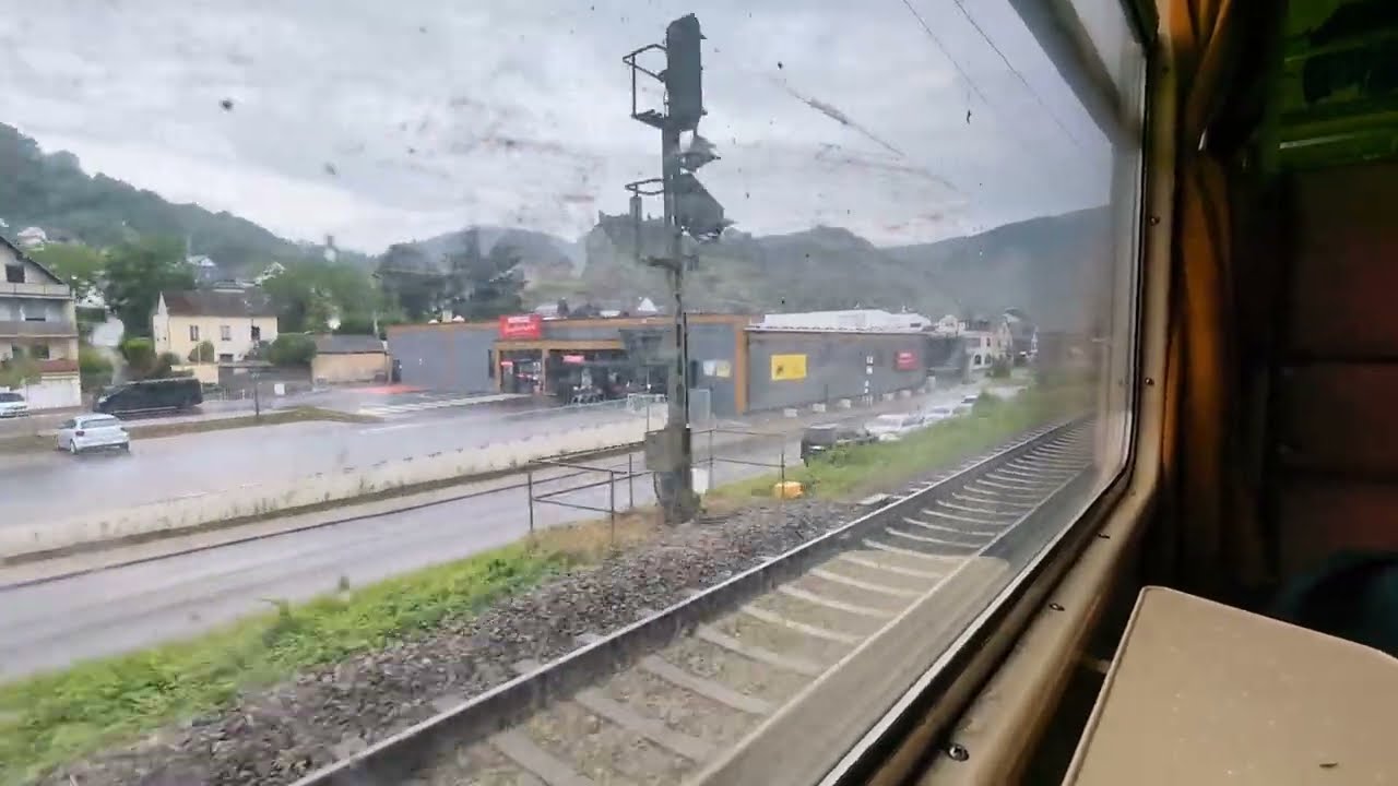 Sonderzugfahrt aus Bf. Kobern-Gondorf (bei Koblenz) im 