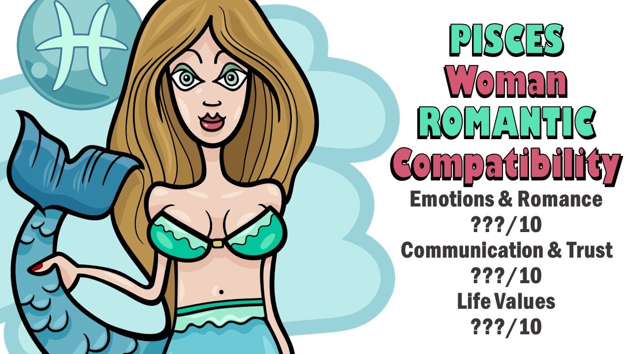 PISCES Woman ROMANTIC Compatibility with all  Zodiac Signs