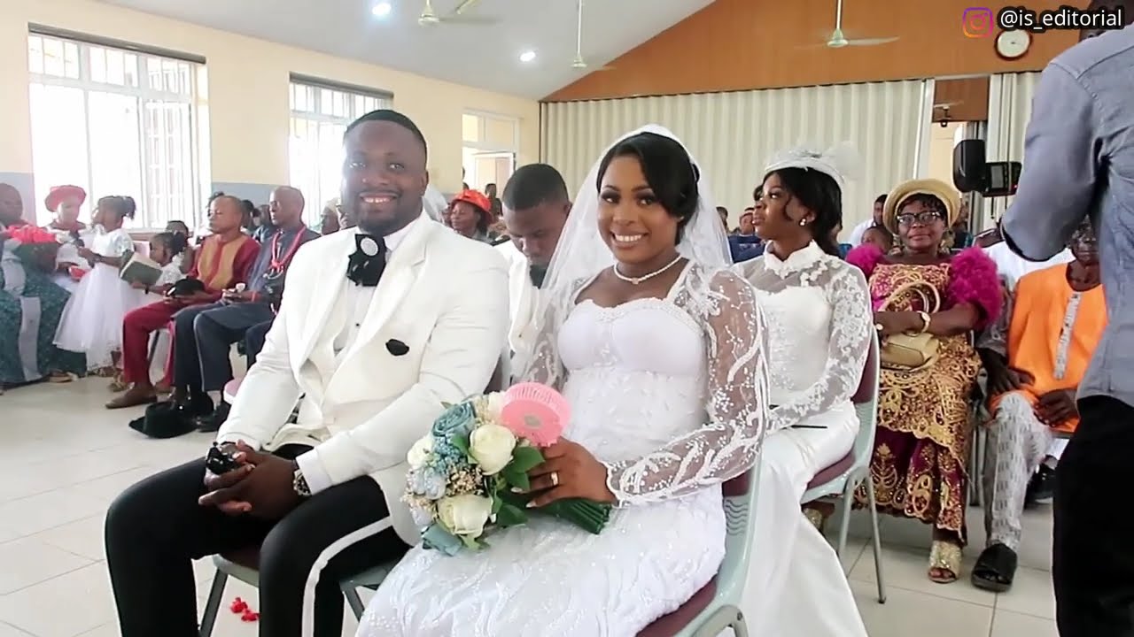 THE MOST BEAUTIFUL (CHURCH WEDDING) MY SIS WAS JOIN TO HER HUBBY IN HOLY MATRIMONY