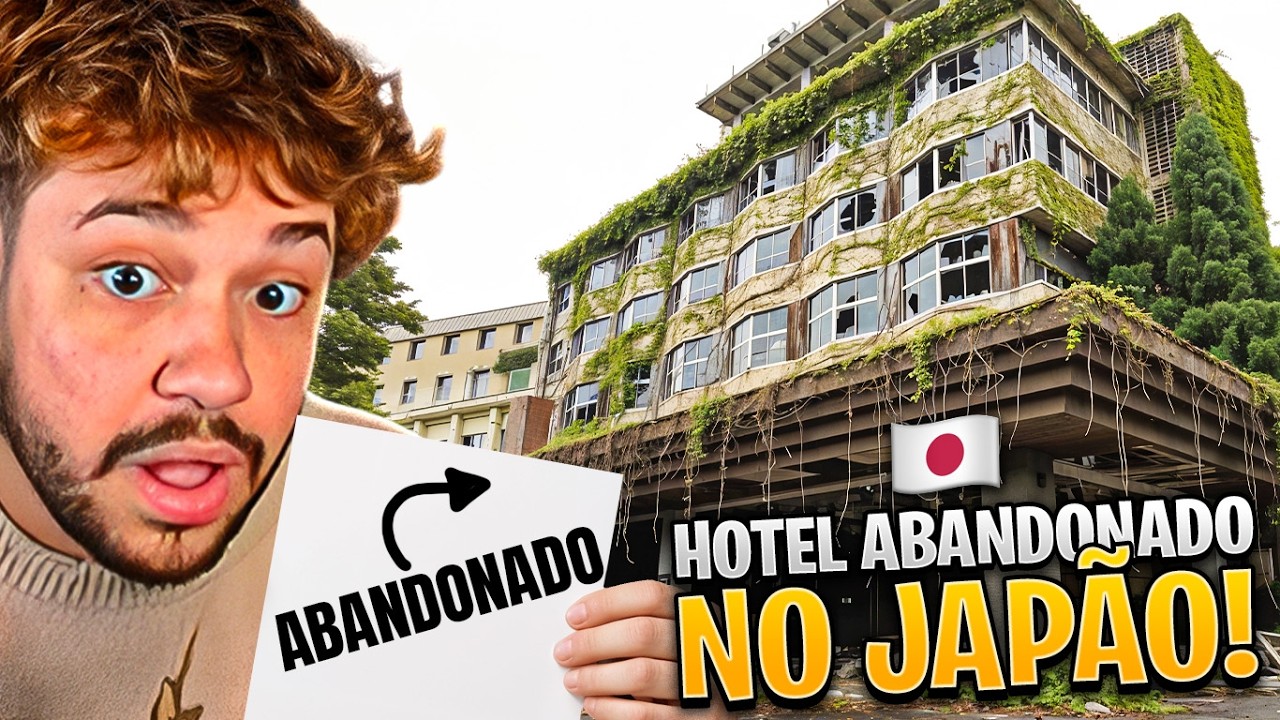 EXPLORANDO UM HOTEL GIGANTE ABANDONADO COM TUDO DENTRO! - React Massak