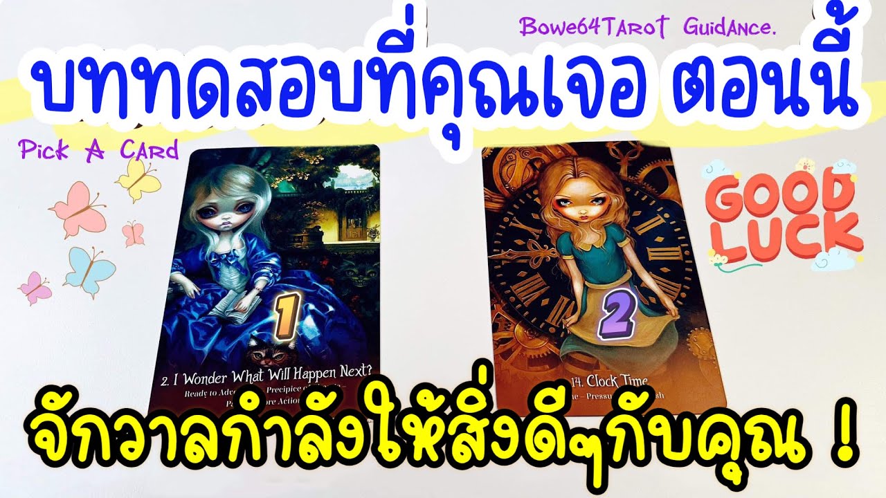 🔴Live. บททดสอบที่คุณเจอตอนนี้ 🧿Pick A Card จักรวาลกำลังให้อะไรดีๆกับคุณ🍀💸🦋