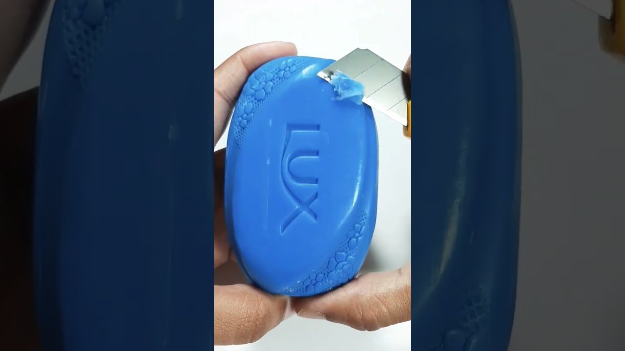 Lux Soap Cutting #shorts #asmrsoap #drysoap