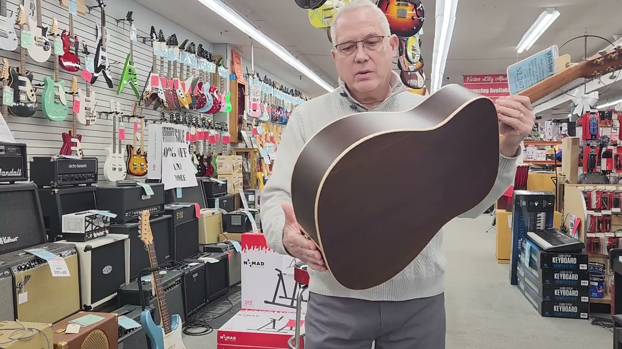 Larrivee guitars at Victor Litz Music