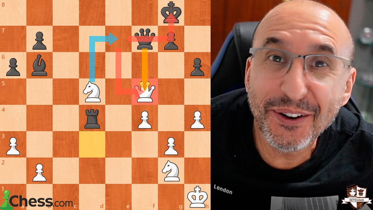 Magnus Carlsen es Troleado y le Sacrifican DAMA, Comentado por Juanjo Reydama Grand Prix 23 sept 25