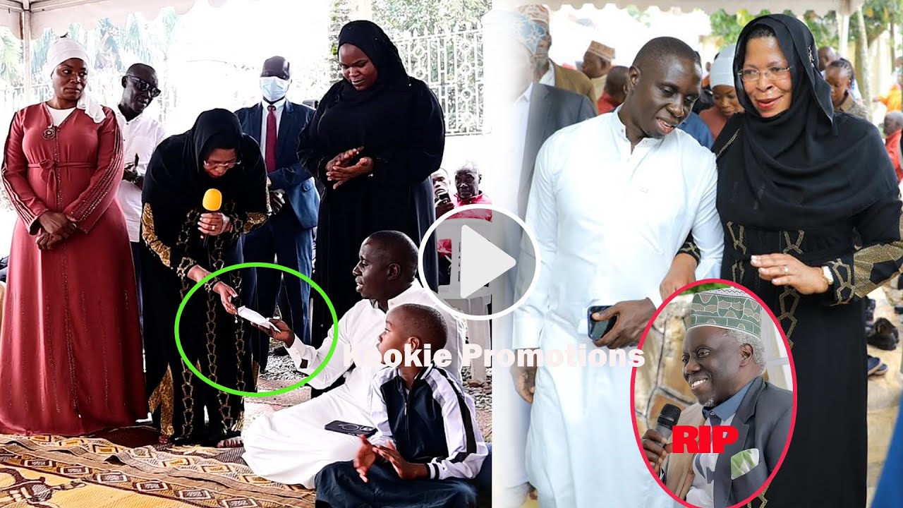 Speaker Anita Among's Speech At The Vigil of Hon Muhammed Nsereko's Dad. Gives 10M for Condolence