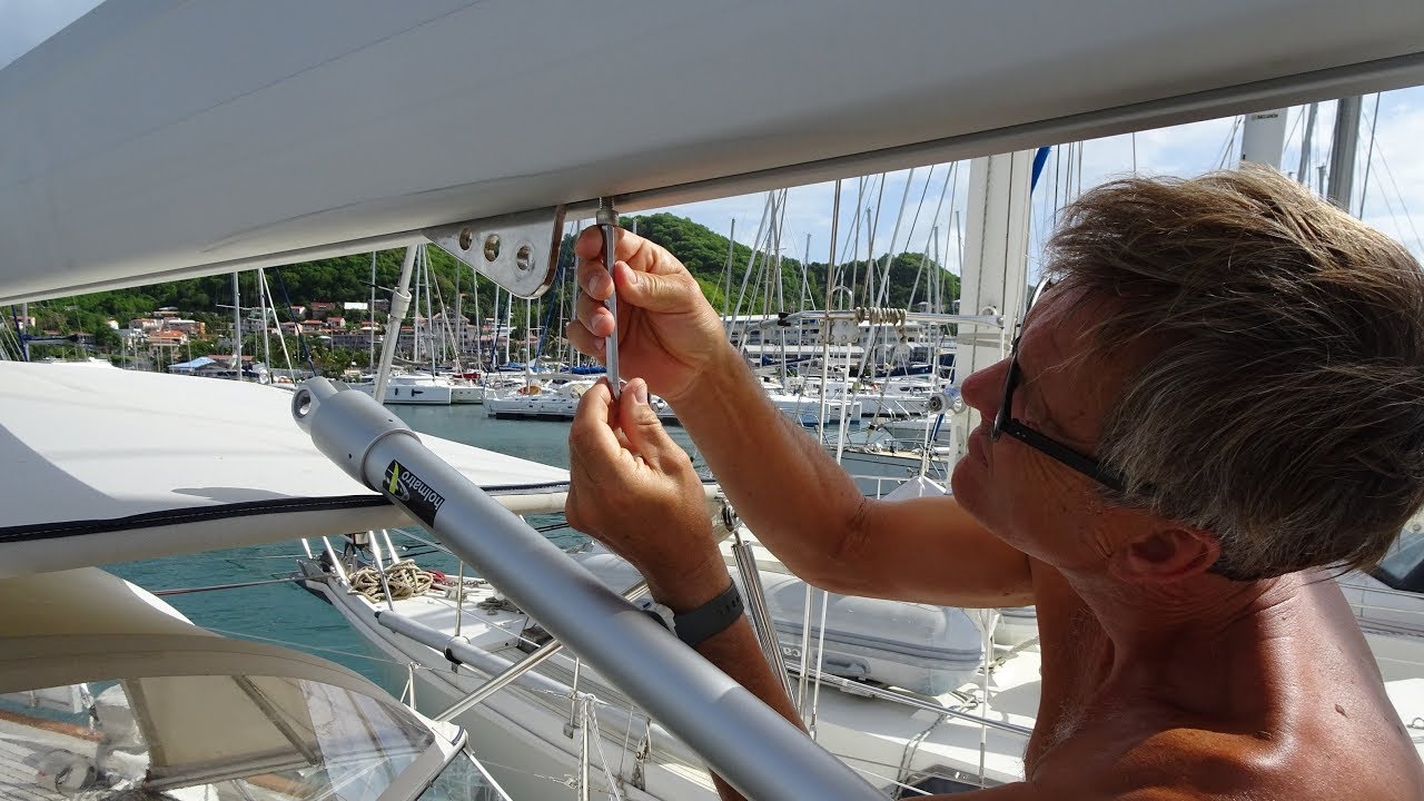 ep23 - Boat maintenance - Martinique, Marina du Marin - Hallberg-Rassy 54 Cloudy Bay - May 2018