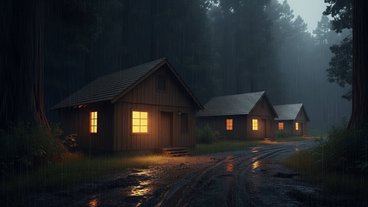 Rain Sounds for Sleeping 🌙 Heavy Rain Ambience for Total Relaxation | No Ads