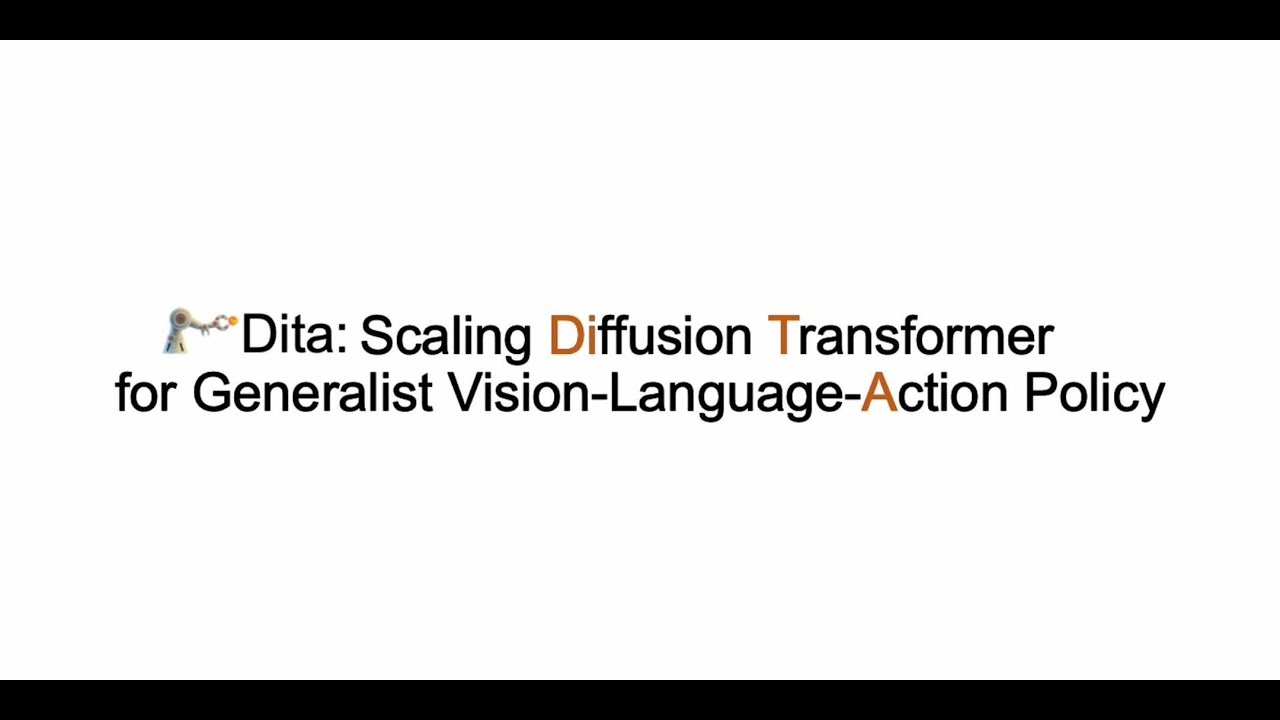 Dita: Scaling Diffusion Transformer for Generalist Vision-Language-Action Policy