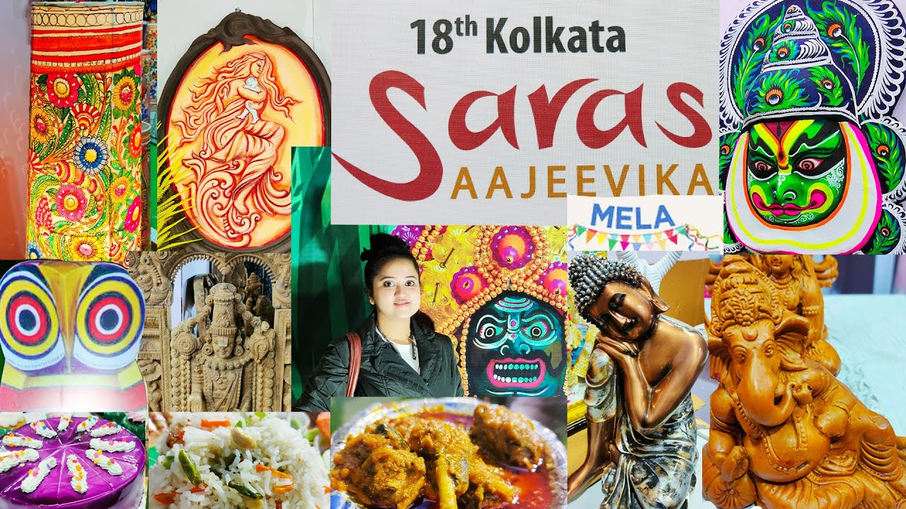 Saras Mela 2022-23❤️|| কলকাতা সরস মেলা Newtown 2022-23🥰|| Kolkata Handcraft fair 2022-23🔥||