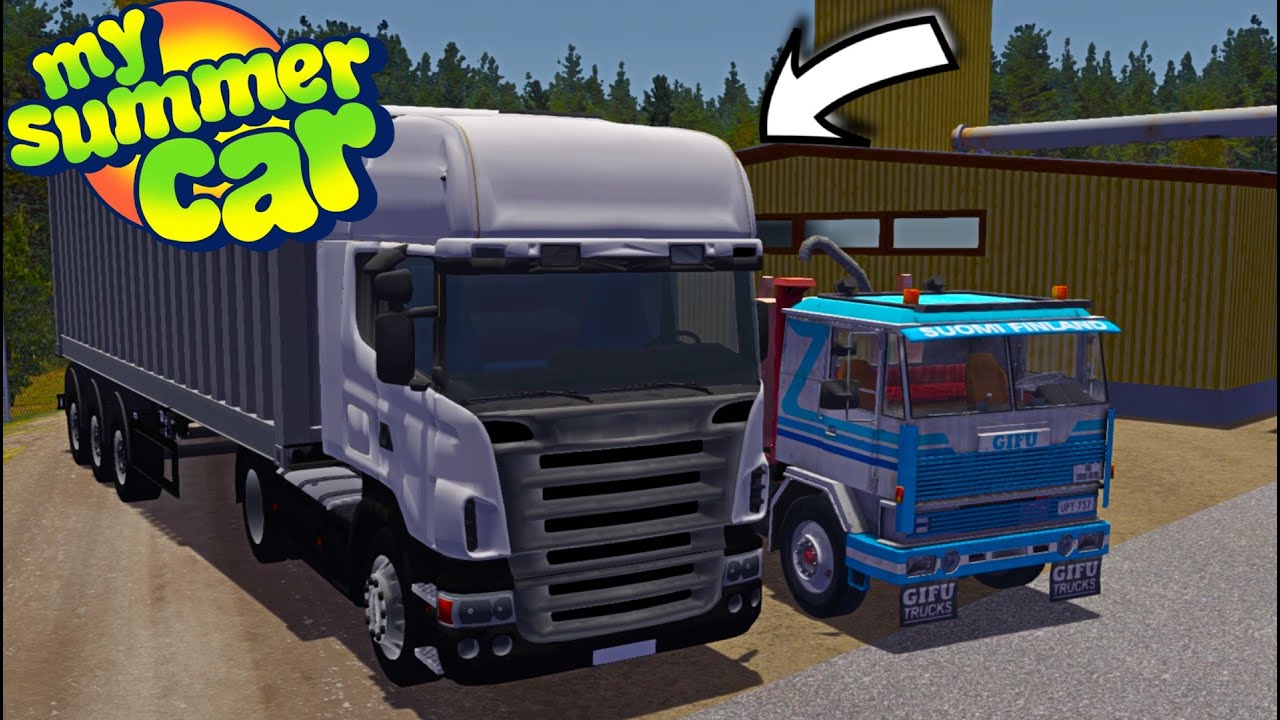 NEW SCANIA SEMI-TRUCK FOR CAR TRANSPORT JOB - LINDELL'S NEW SCANIA | My Summer Car Mod #86