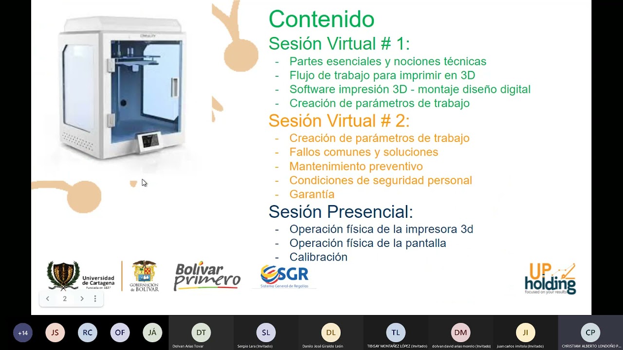 Sesion 2 - Impresora 3D CR-5 Pro H