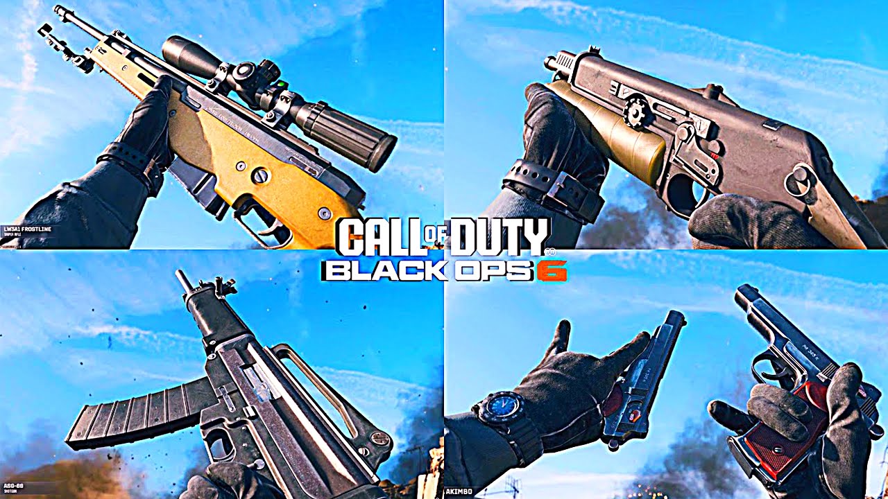 Cod: Black Ops 6 - ALL Weapons Sounds, Inspect & Reload Animations