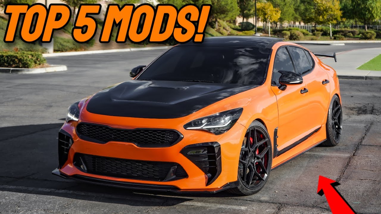 5 ОБЯЗАТЕЛЬНЫХ вещей, которые вам НУЖНЫ в вашем KIA STINGER #gt #gt2 #gts #gtline