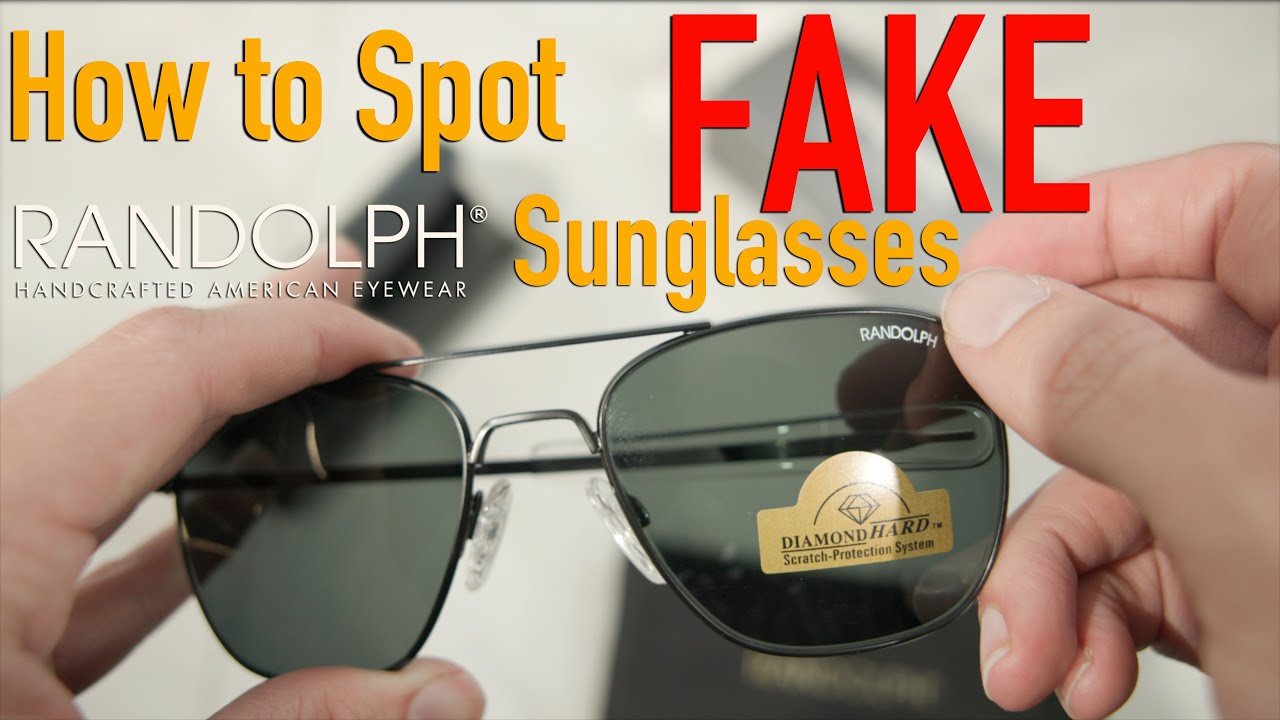 How to Spot Fake Randolph Sunglasses