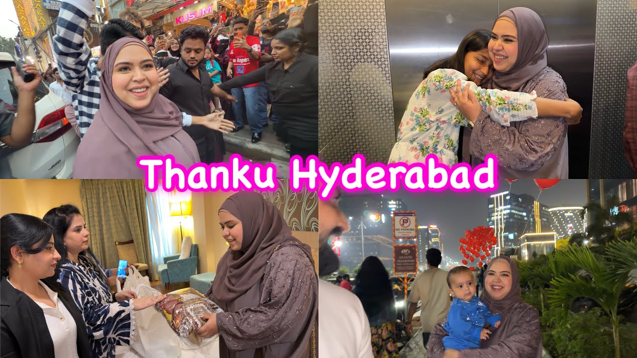 Hyderabad aa gaye Haider ke sath pehli baar ❤️| MEHER ka sapna | Grand meet pe Emotional moment 😢