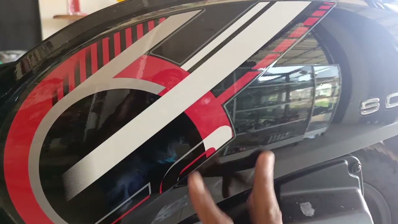 Scoopy full pasang anti gores sticker bening
