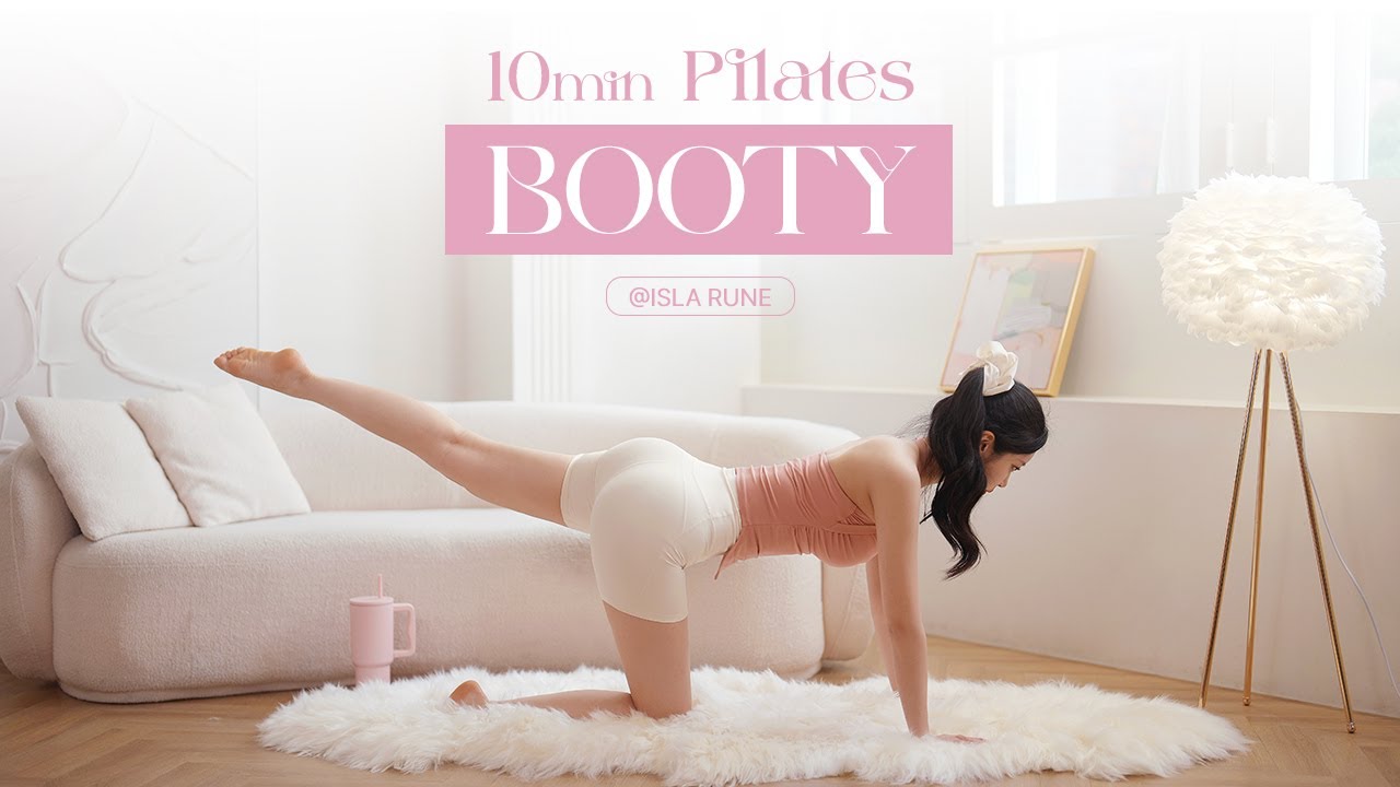 10MIN BOOTY PILATES WORKOUT || Make Tone & Round Booty - at home pilates