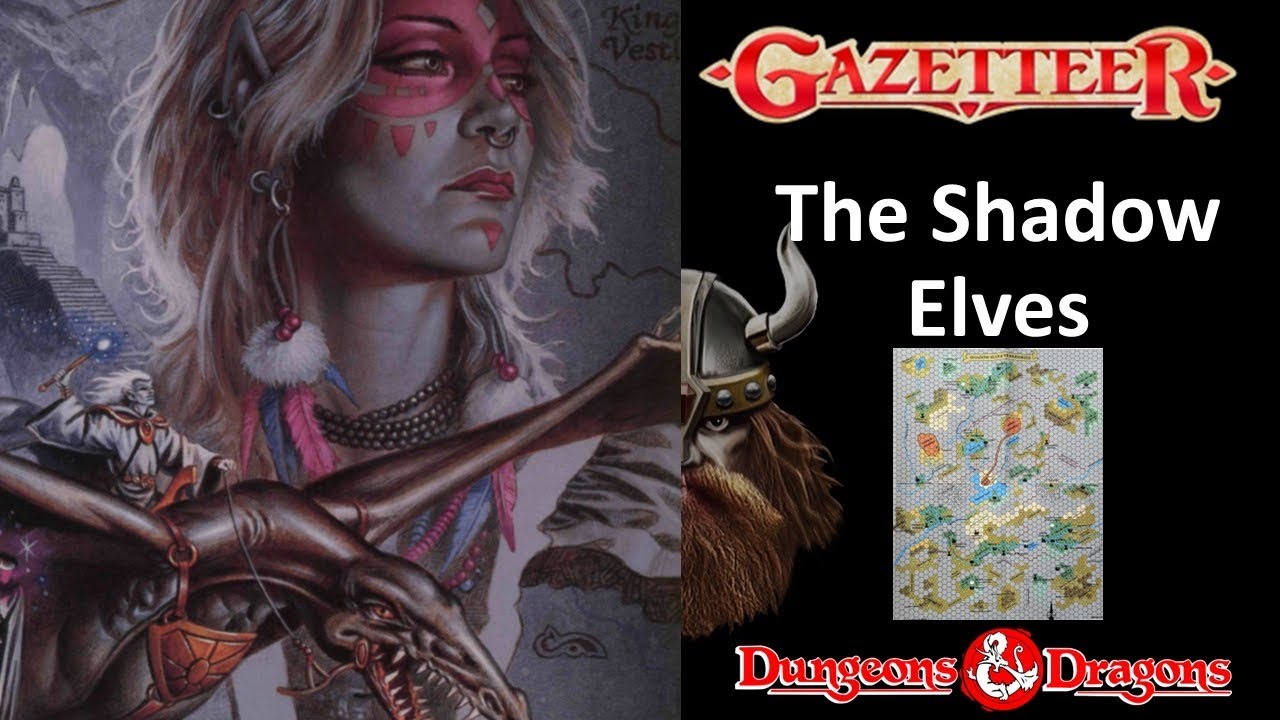 Gaz13 The Shadow Elves - the thirteenth BECMI Gazetteer set in the Known World (Mystara)
