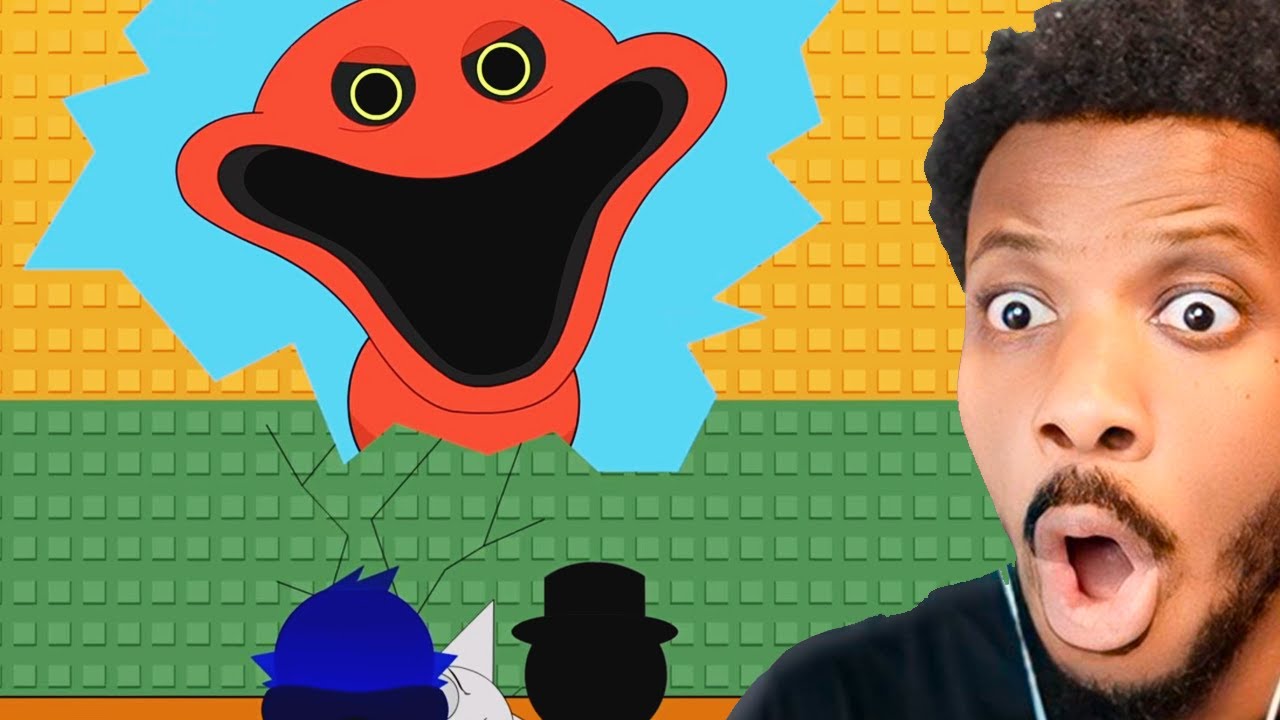 HUNGRY WORM vs SPRUNKI! - Part 2 REACTION!
