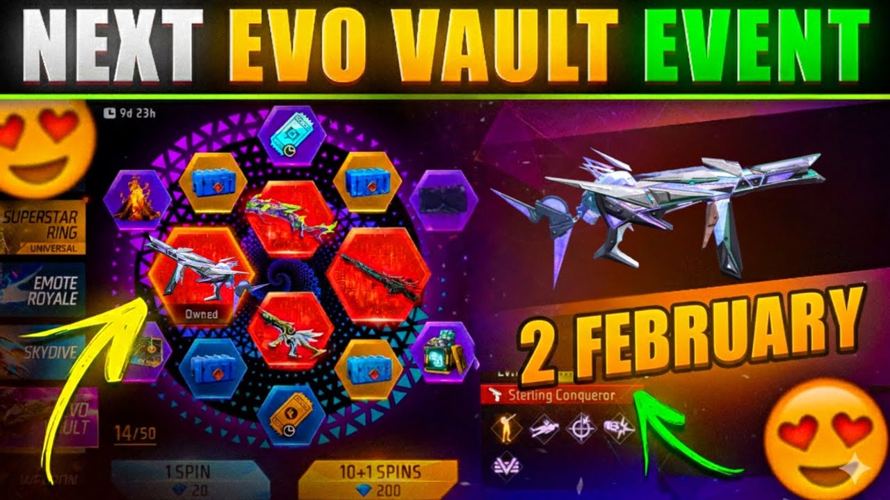 100% *CONFIRM* Chromosonic Mp40 Next Evo Vault Event || February Month Evo Vault Free Fire 2026