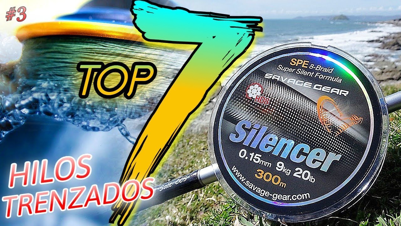 QUE HILO USAR PARA SPINNING ||🎣 Curso de pesca spinning para principiantes ➕ (TOP 7 TRENZADOS) #3