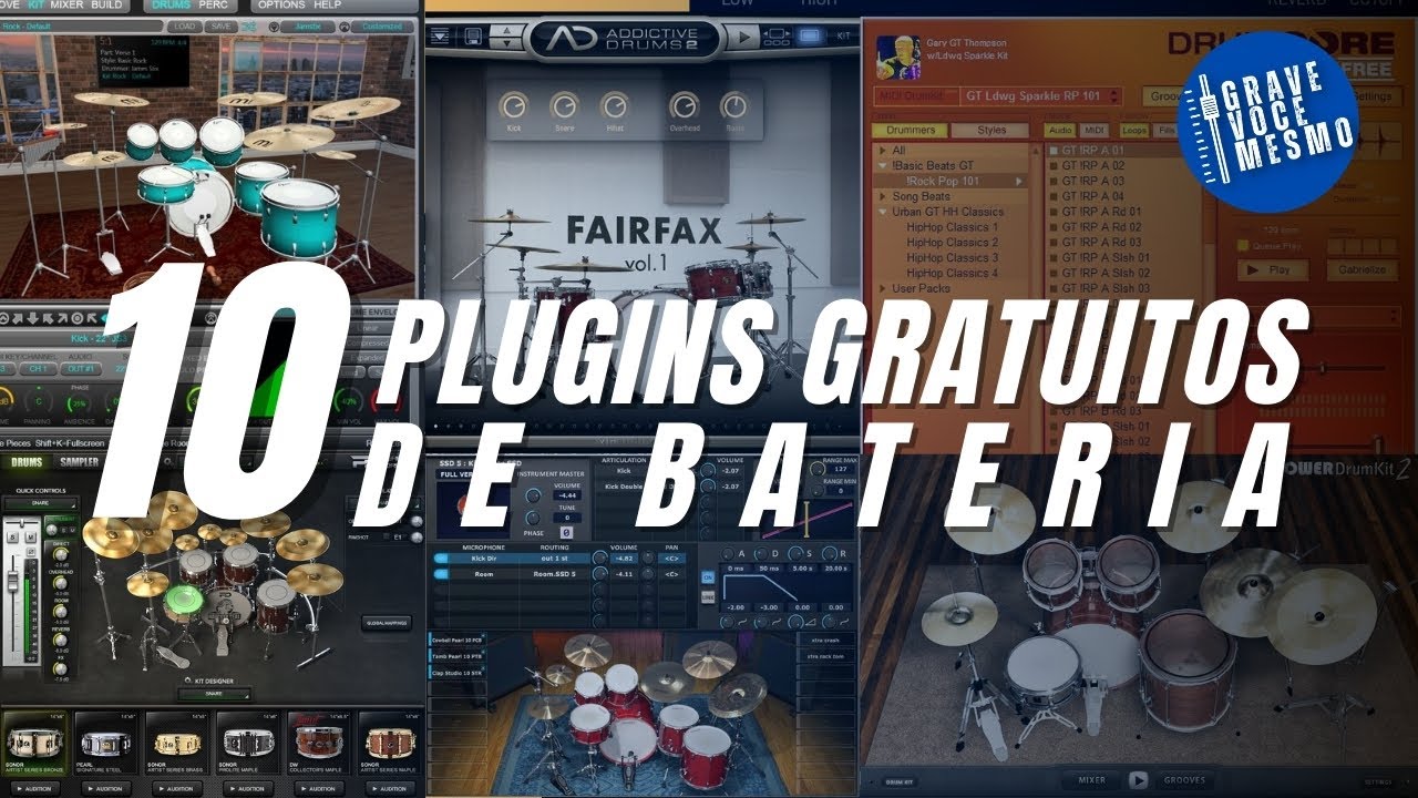 10 Melhores Plugins de Bateria Gr&aacute;tis