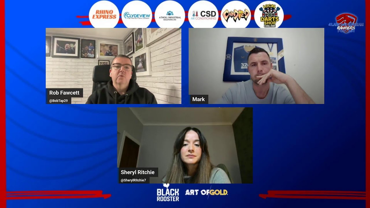 4Lads Rangers Sunday show - Gers blow Scottish Cup chance