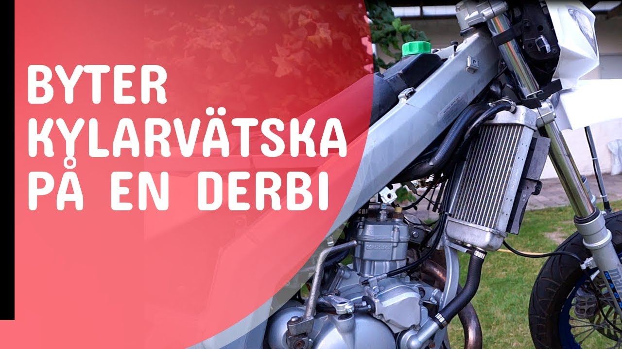 Hur man byter kylarvätska på en Derbi Senda