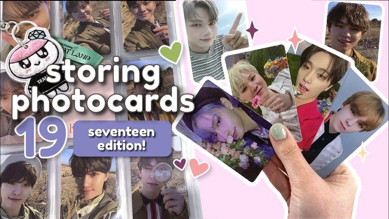 Organising and Storing Photocards 19 ♡ Sorting Seventeen PCs